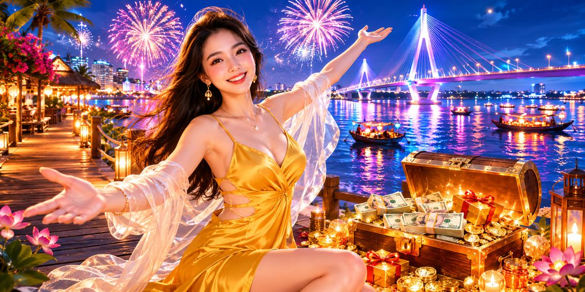 Lễ hội cá cược và giải trí sôi động tại Cần Thơ với ánh đèn rực rỡ và không khí đặc trưng miền Tây